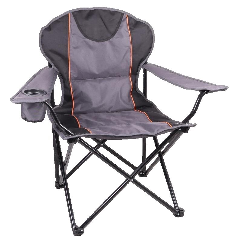 Padded folding armchair with cup holder (LB303PDCM)