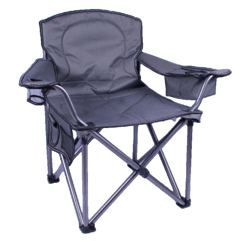 Oversized padded folding armchair with side storage (XXLB303PDC)