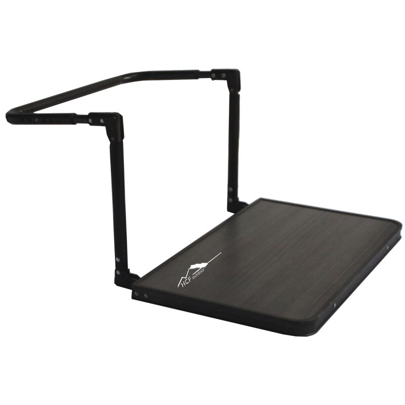 Vehicle tire-mounted camp table for overlanding (BT110)