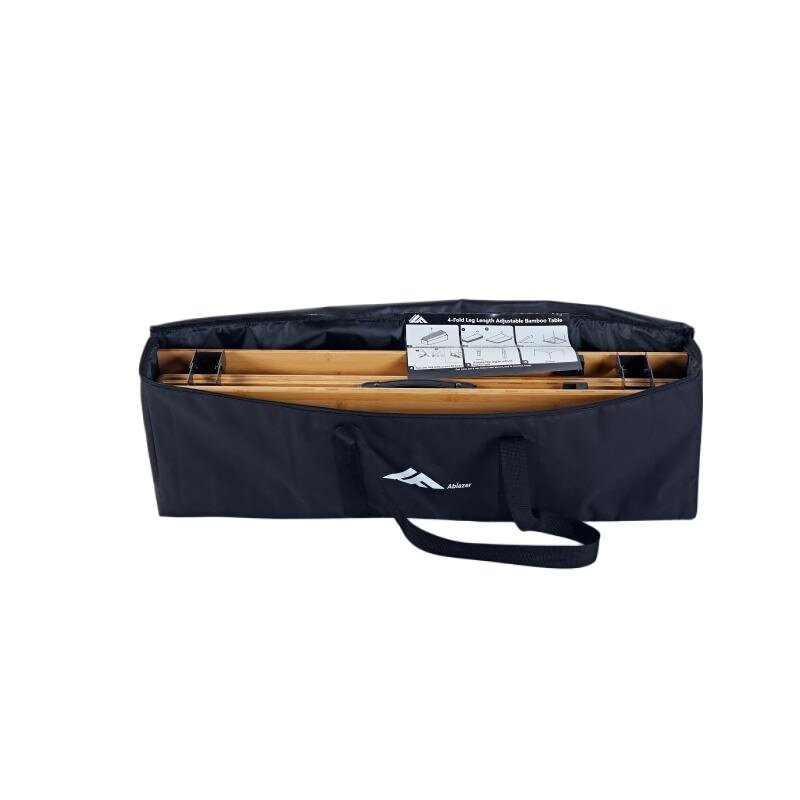 Четырехсекционный бамбуковый стол с регулируемой высотой BT890